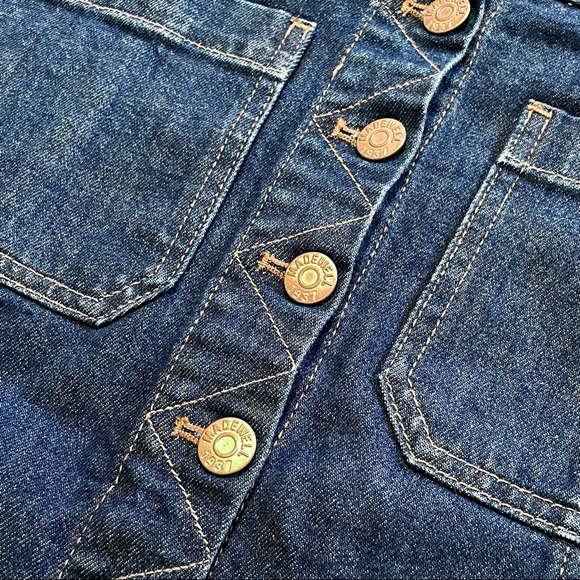 Madewell Denim Button Down Skirt - Picture 8 of 10